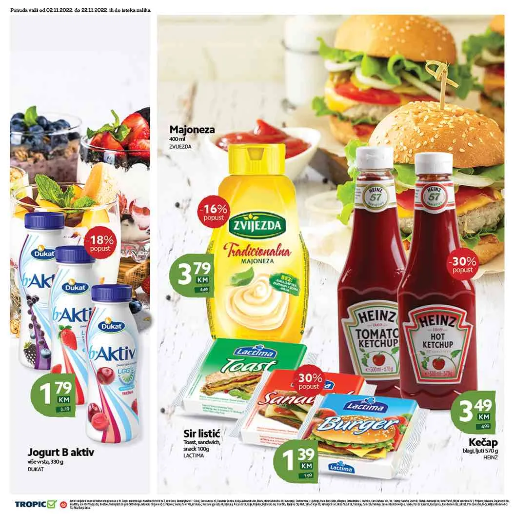 TROPIC redovni katalog NOVEMBAR 2022 super akcija od 2.11. do 22.11.2022 8
