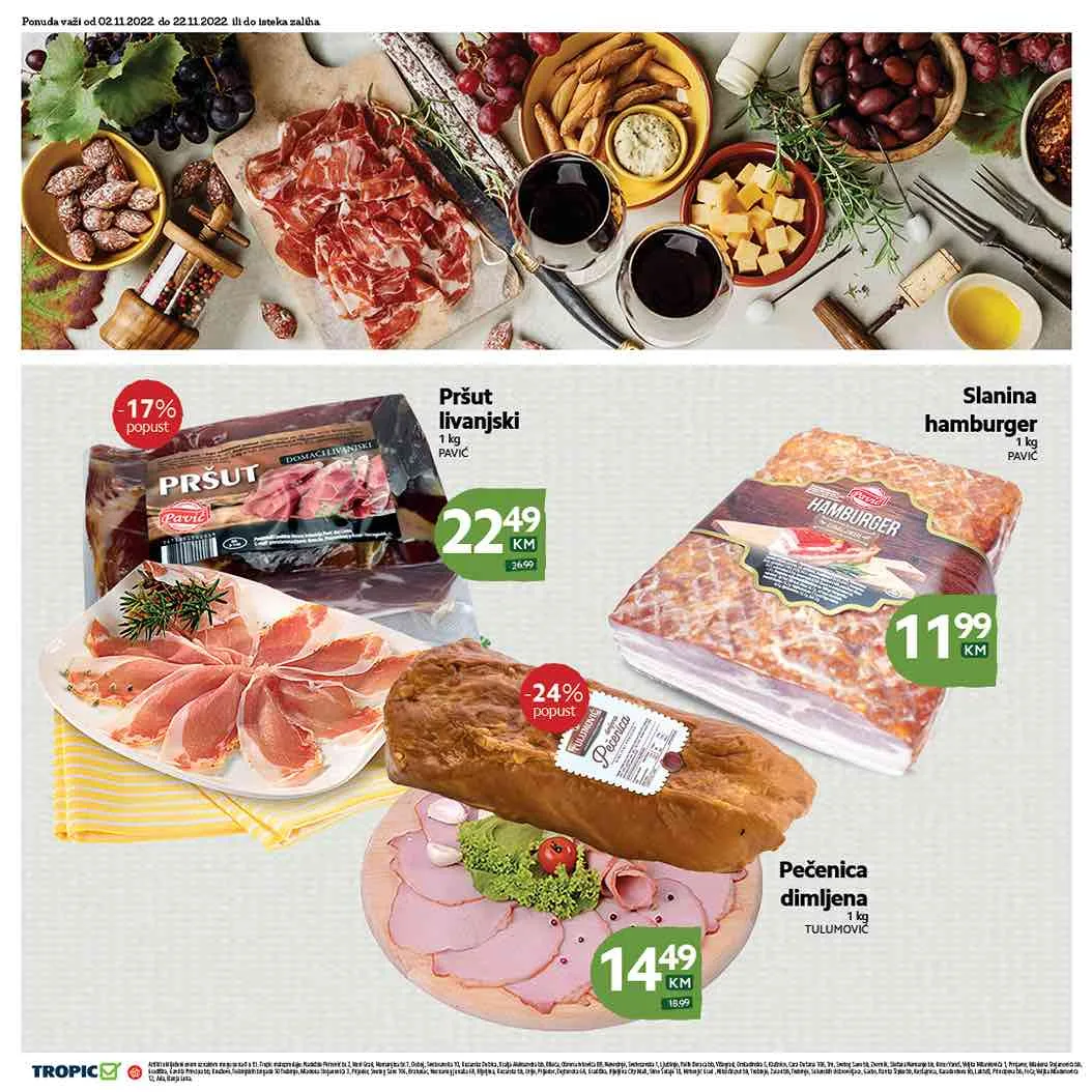TROPIC redovni katalog NOVEMBAR 2022 super akcija od 2.11. do 22.11.2022 4