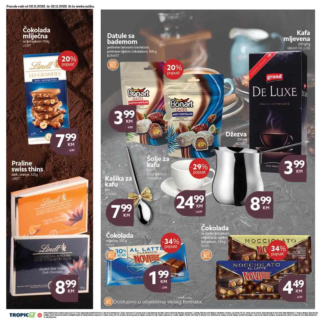 TROPIC redovni katalog NOVEMBAR 2022 super akcija od 2.11. do 22.11.2022 22