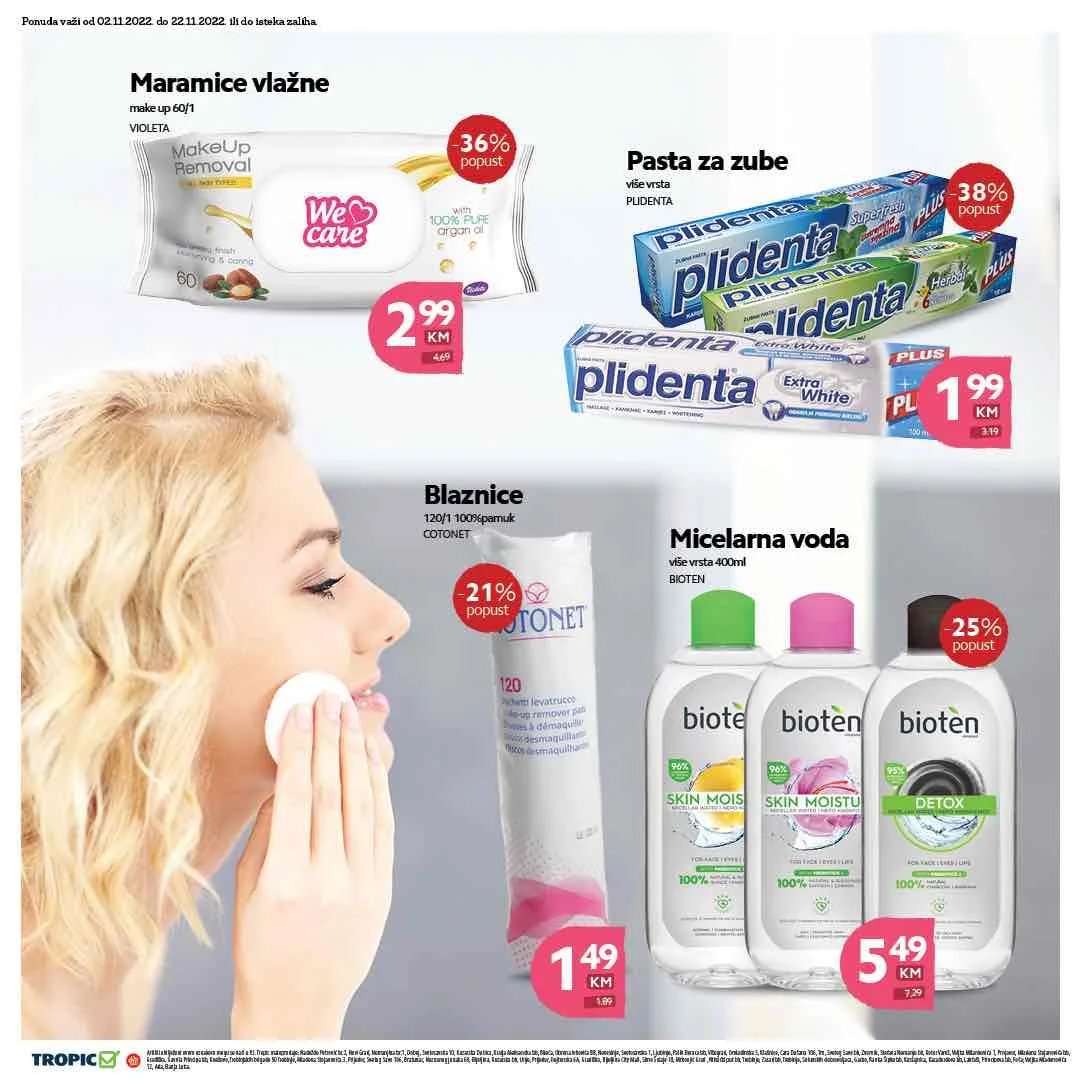 TROPIC redovni katalog NOVEMBAR 2022 super akcija od 2.11. do 22.11.2022 30