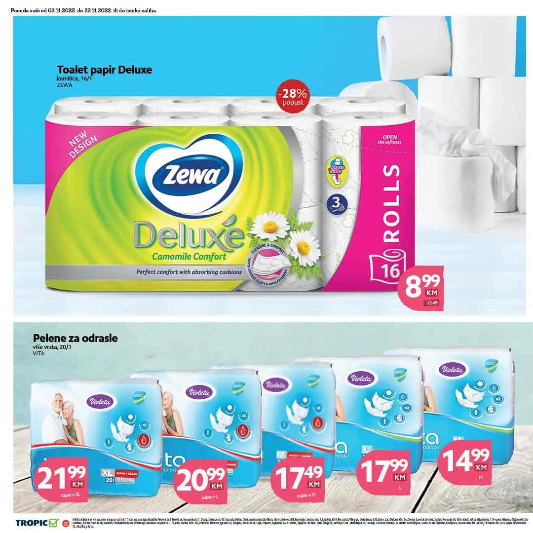 TROPIC redovni katalog NOVEMBAR 2022 super akcija od 2.11. do 22.11.2022 28