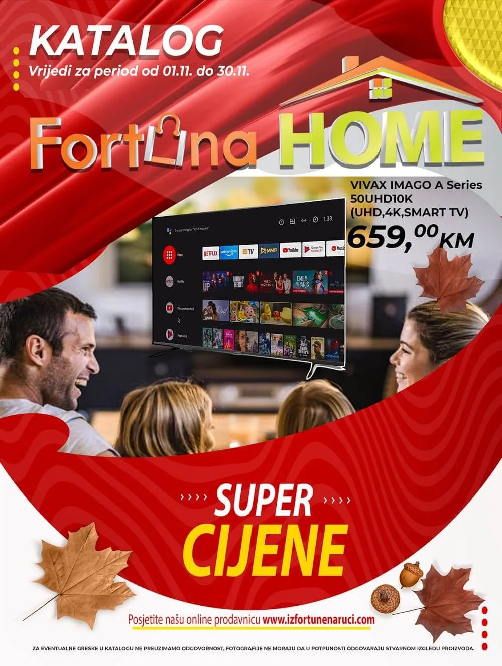 FORTUNA HOME katalog NOVEMBAR 2022 super snizenje od 7.11. do 30.11.2022 1