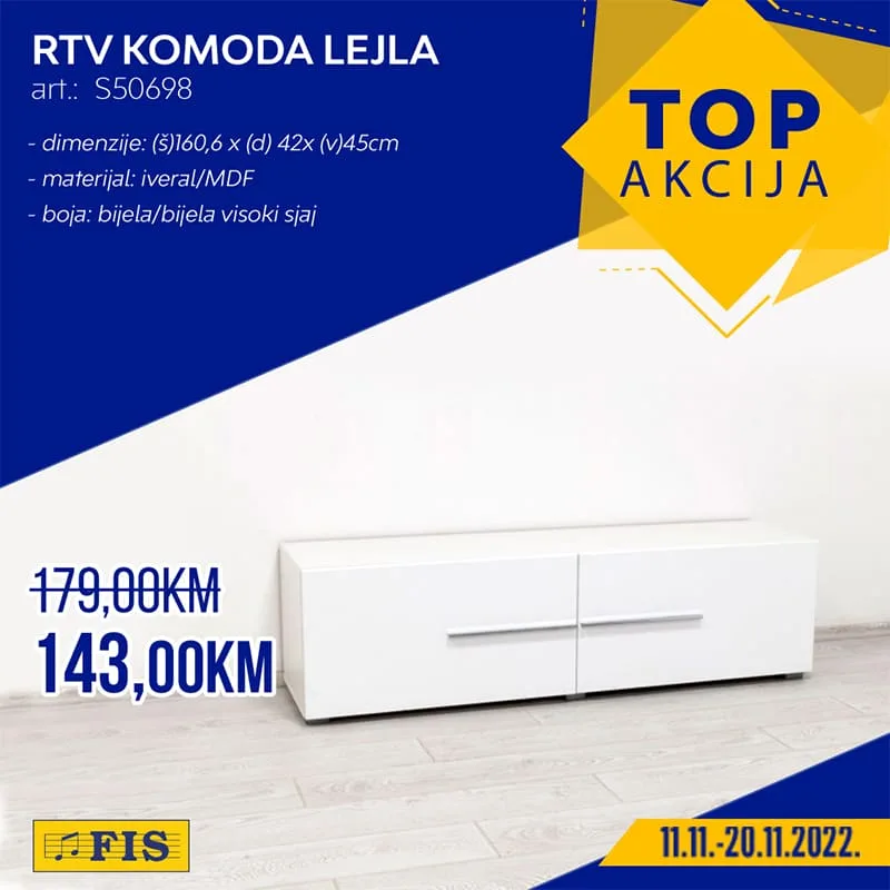 FIS TOP akcija NOVEMBAR 2022 super snizenje od 11.11. do 20.11.2022 5
