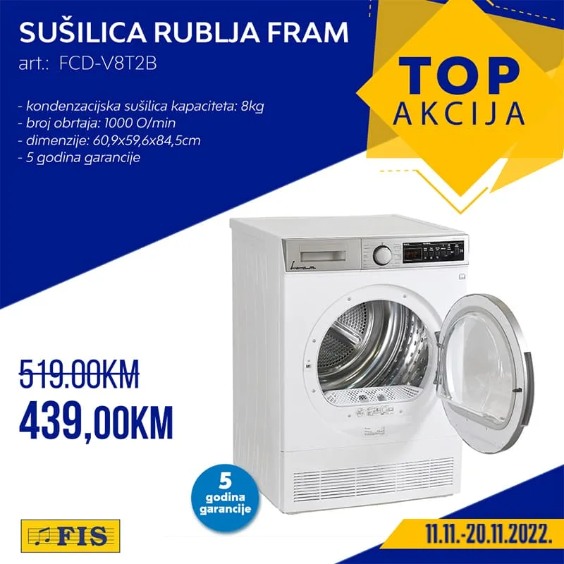 FIS TOP akcija NOVEMBAR 2022 super snizenje od 11.11. do 20.11.2022 15