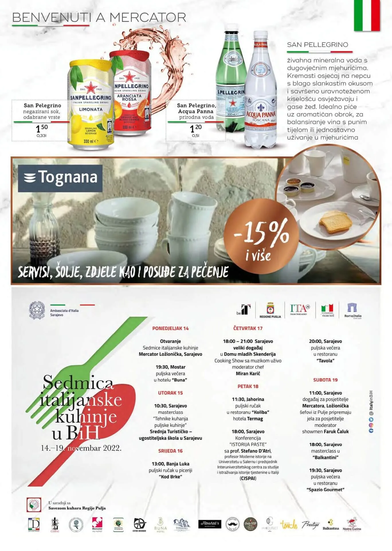 MERCATOR akcija NOVEMBAR 2022 sedmica italijanske kuhinje do 30.11.2022. Page 4