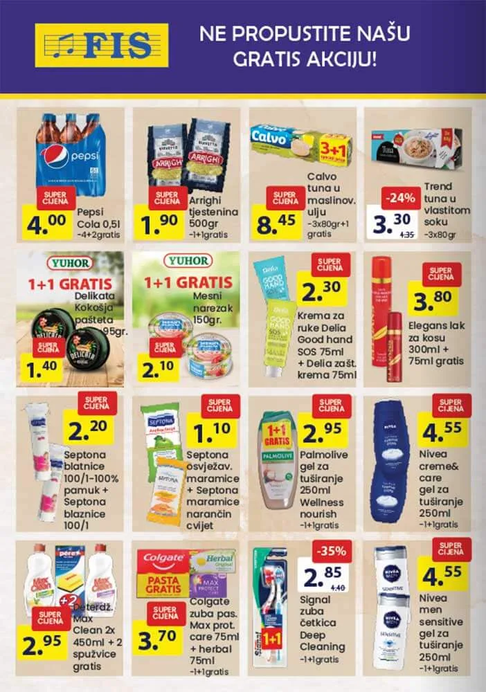 FIS katalog prehrane i hemije NOVEMBAR 2022 super cijene od 16.11. do 29.11.2022 16