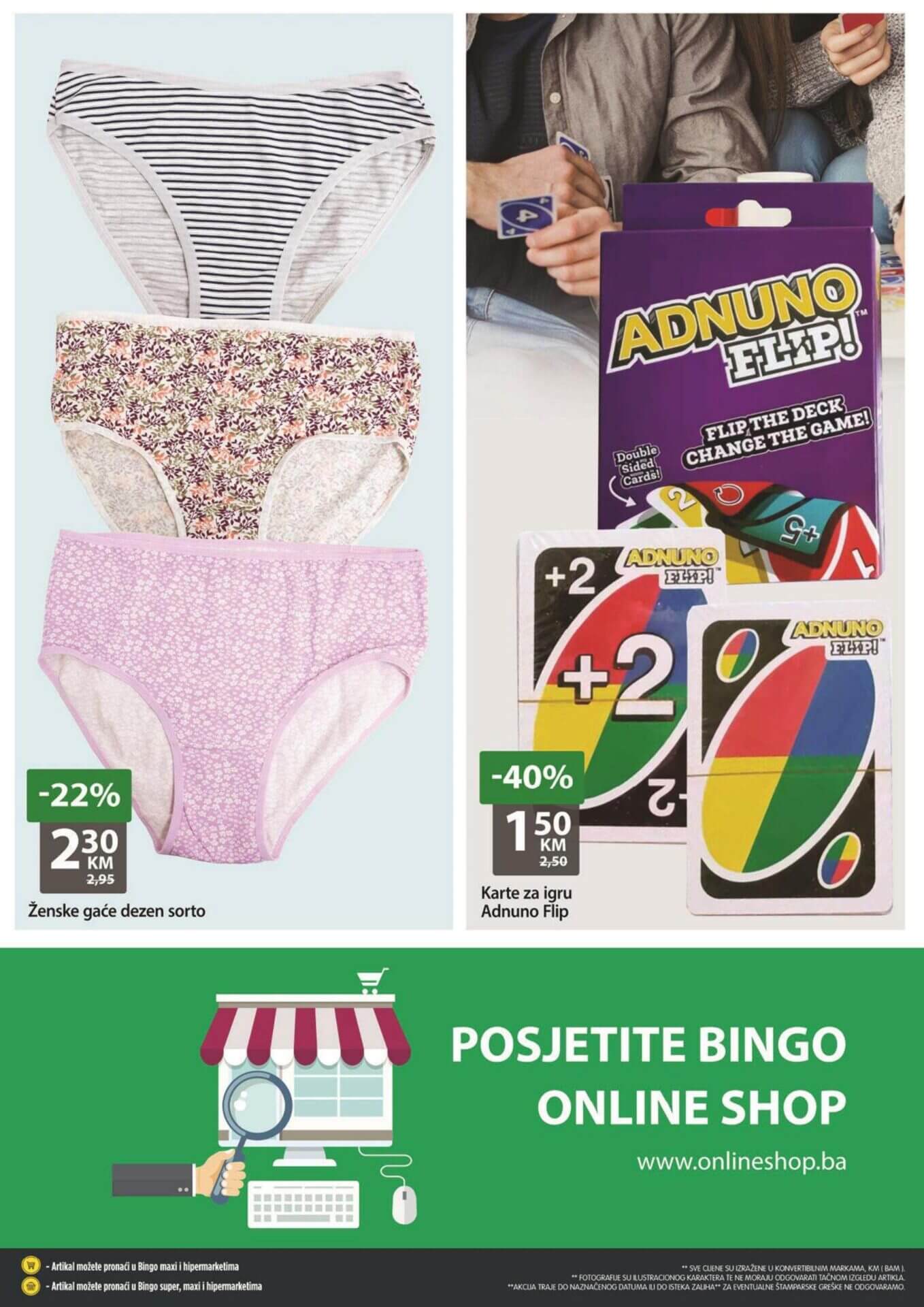 BINGO vikend akcija NOVEMBAR 2022 snizenje od 17.11. do 20.11.2022 8