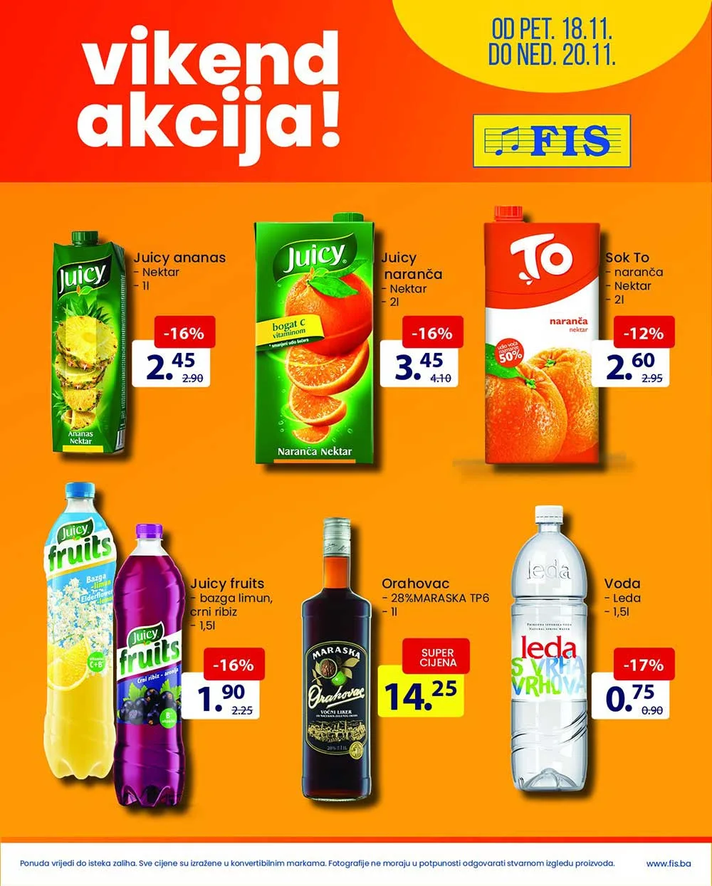 FIS vikend akcija NOVEMBAR 2022 nova snizenja od 18.11. do 20.11.2022 3