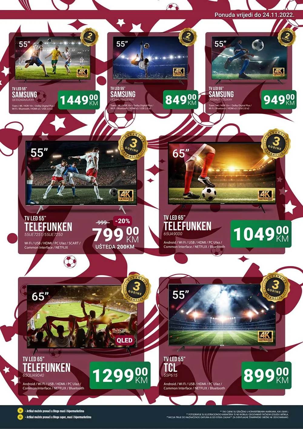 BINGO katalog SVJETSKO PRVENSTVO Novembar 2022 snizenje od 19.11. do 18.12.2022 5
