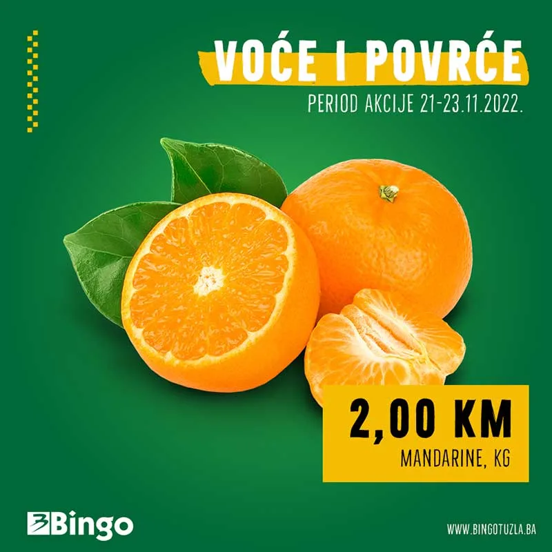BINGO akcija SVJEZA PONUDA snizenje od 21.11. do 23.11.2022 3