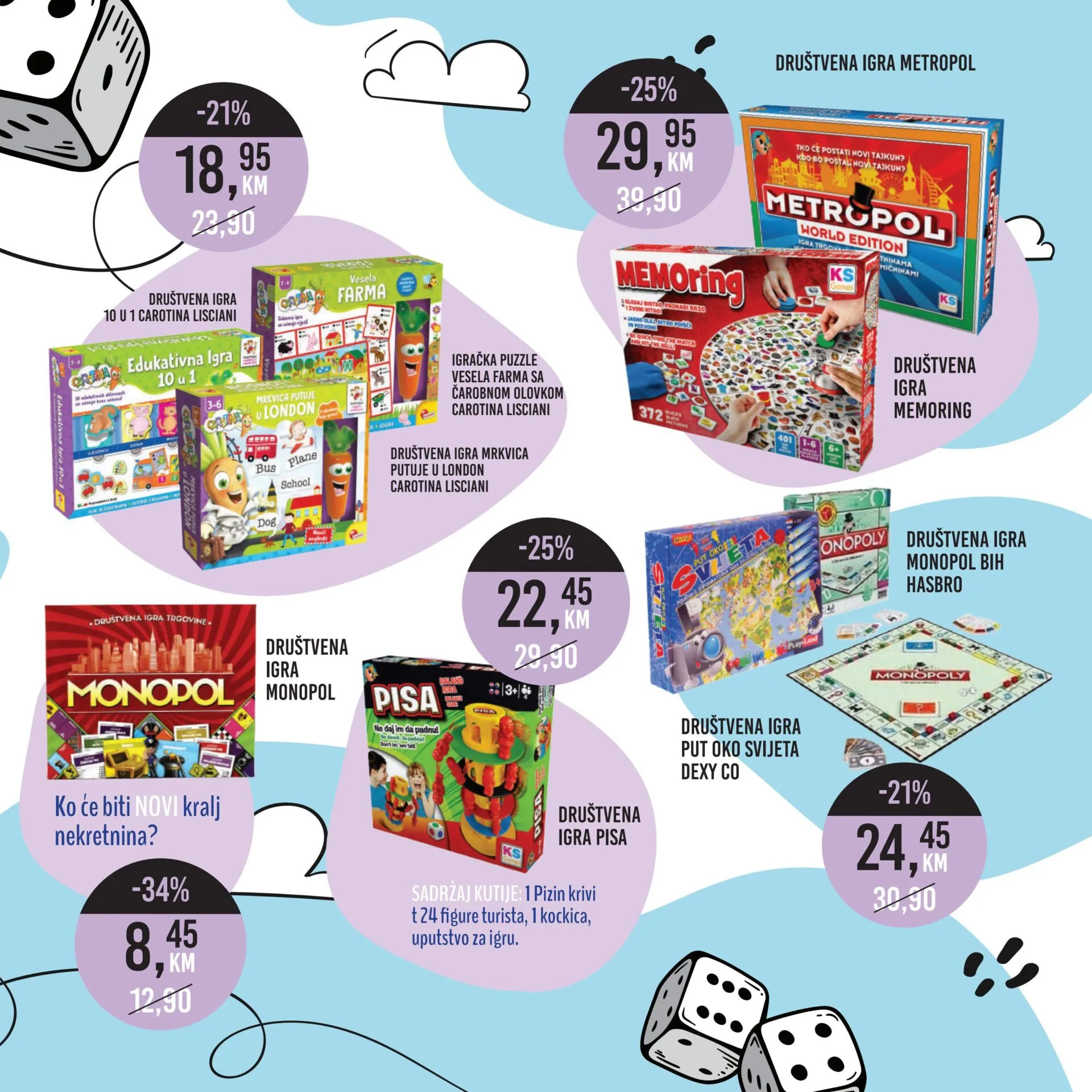 BINGO katalog DJECIJI SVIJET NOVEMBAR 2022 sjajno snizenje od 23.11. do 6.1.2023. Page 31 BINGO katalog DJECIJI SVIJET NOVEMBAR 2022 sjajno snizenje od 23.11. do 6.1.2023. Page 31