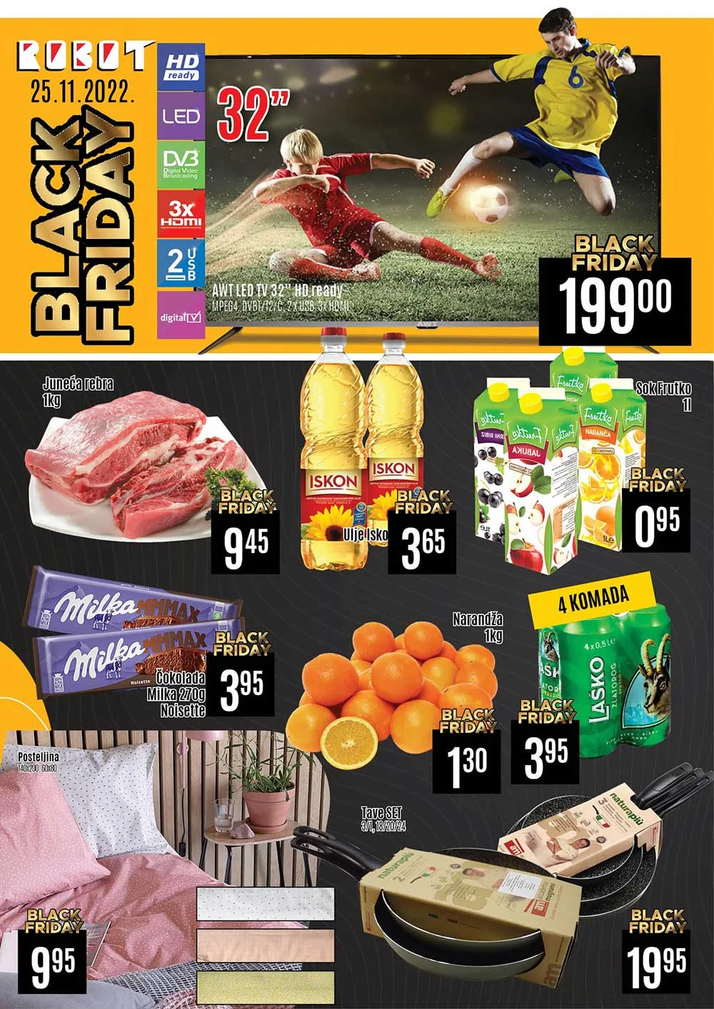ROBOT BLACK FRIDAY CRNI PETAK 2022 akcija za 25.11.2022.