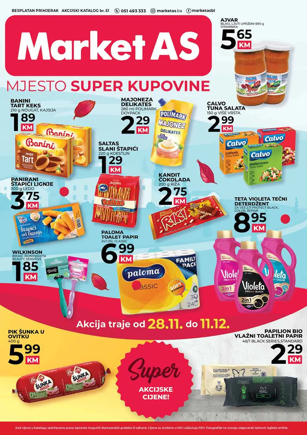 MARKET AS katalog NOVEMBAR 2022 super ponuda od 28.11. do 11.12.2022 2
