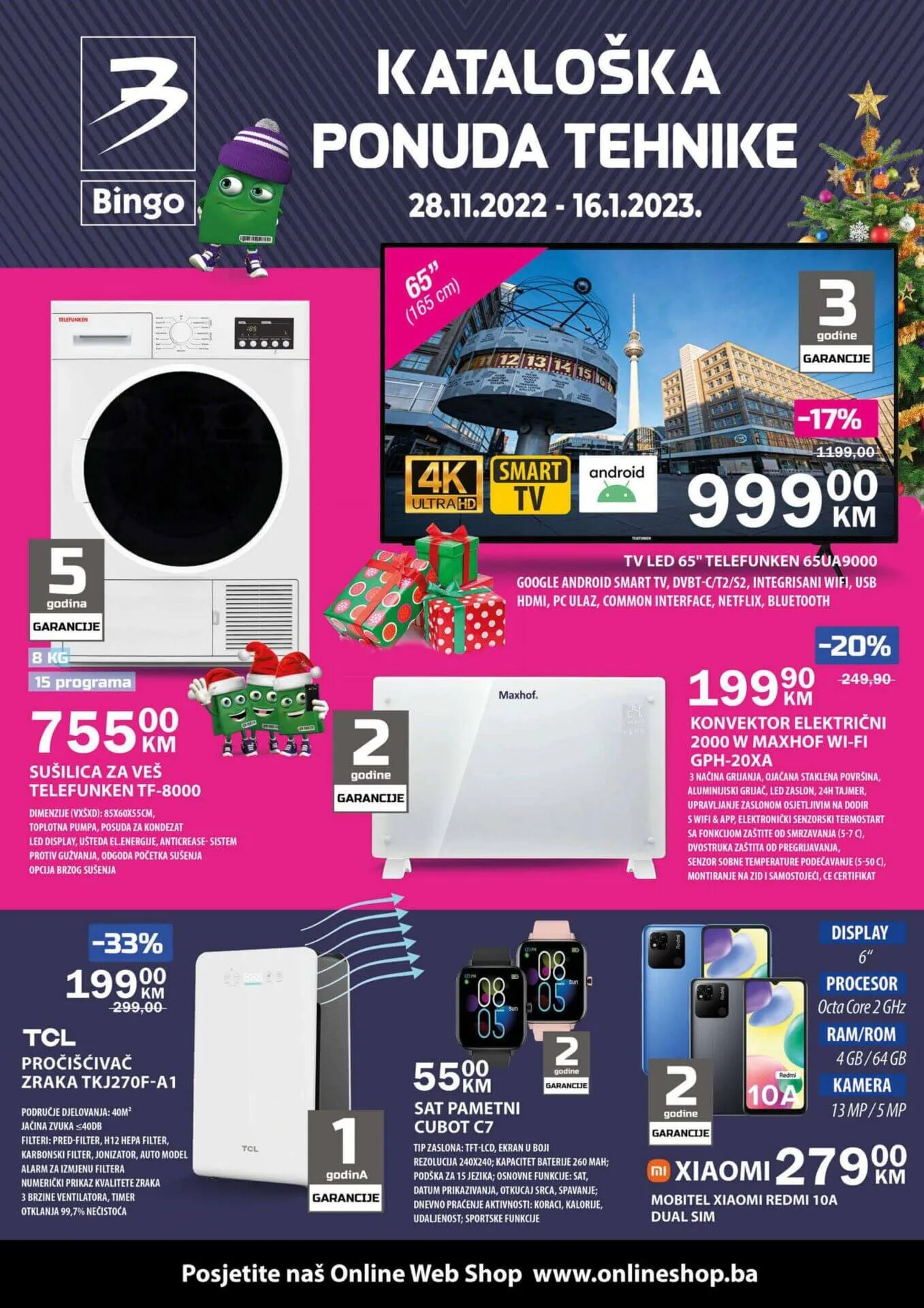 BINGO katalog tehnike SUPER SNIZENJE od 28.11. do 16.1.2023. Page 1