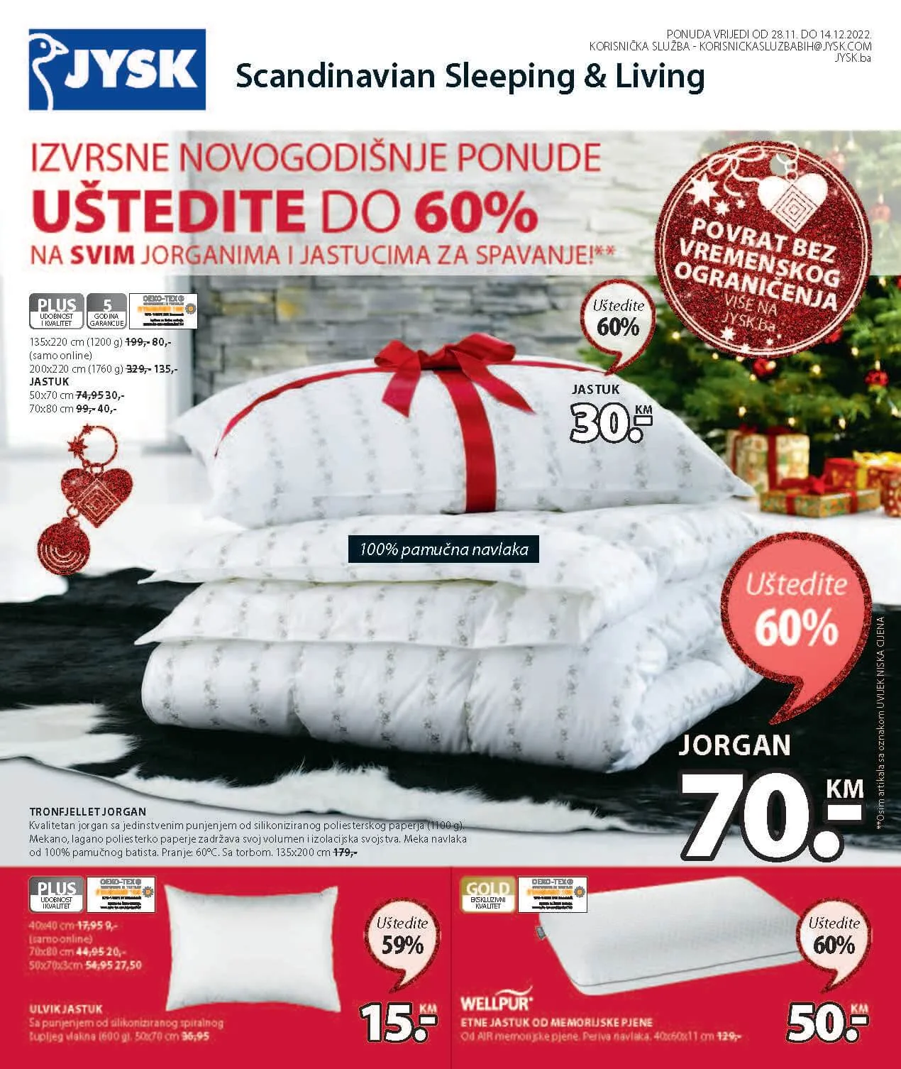 JYSK katalog BIH super NOVOGODISNJE snizenje od 28.11. do 14.12.2022. Page 02 JYSK katalog BIH super NOVOGODISNJE snizenje od 28.11. do 14.12.2022. Page 02
