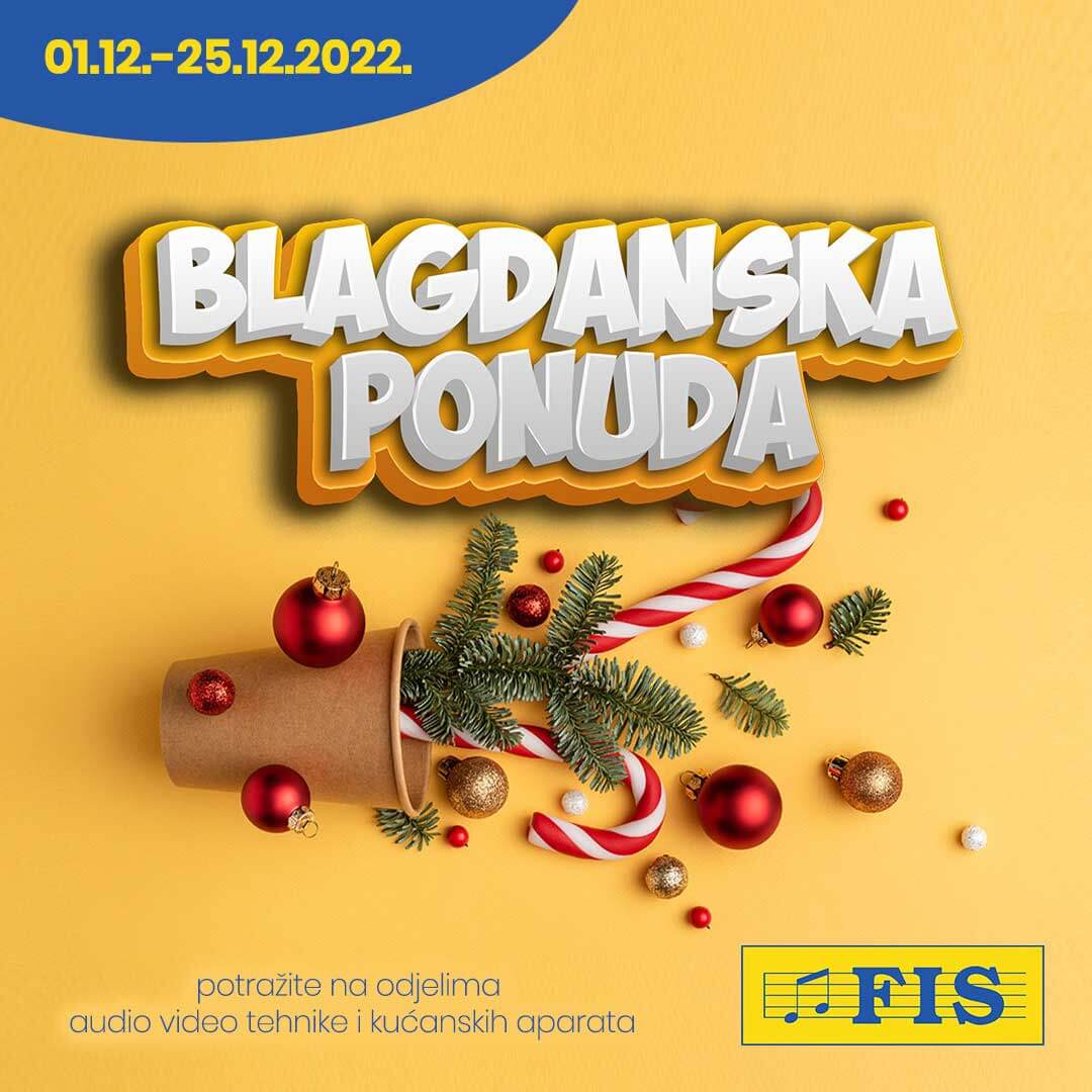 FIS akcija BLAGDANSKA Ponuda snizenje od 1.12. do 25.12.2022 1