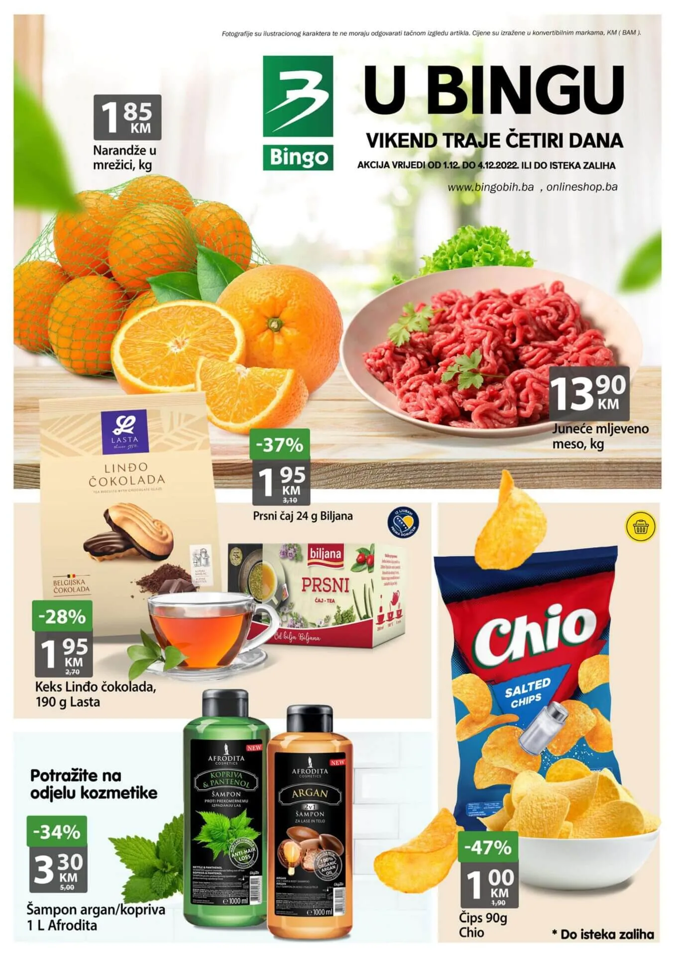 BINGO vikend akcija DECEMBAR 2022 super akcija od 1.12. do 4.12.2022. Page 1