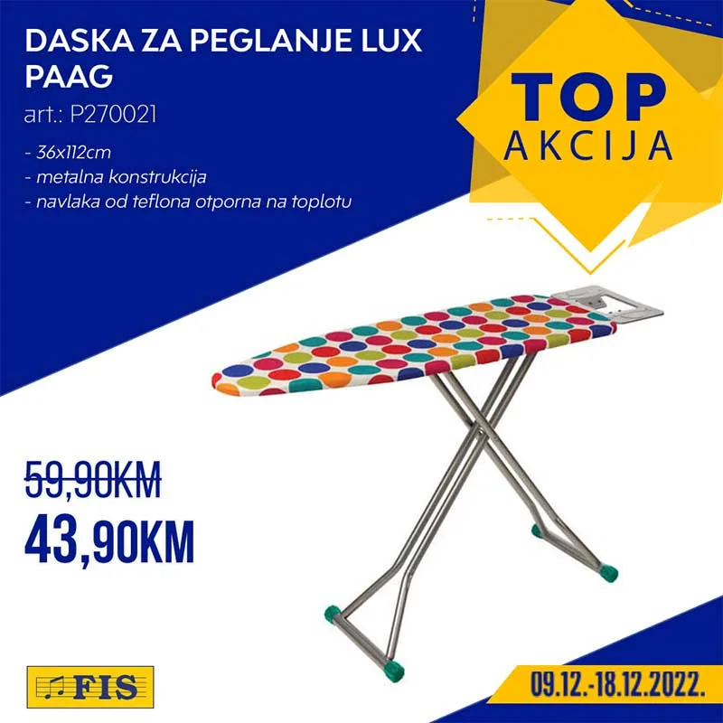 FIS Top akcija traje od 9.12. do 18.12.2022. FIS 18