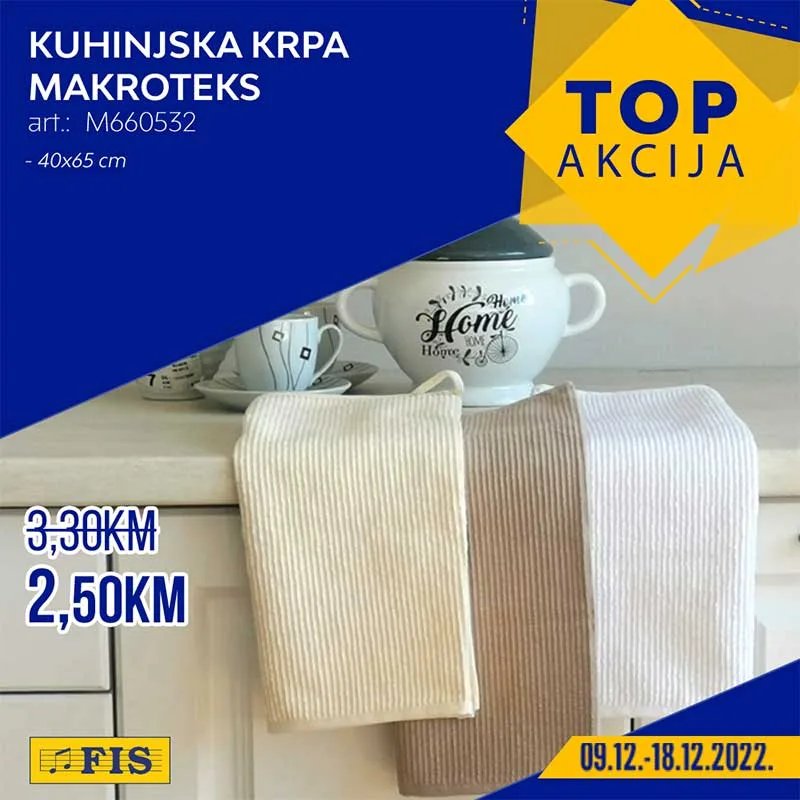 FIS Top akcija traje od 9.12. do 18.12.2022. FIS 6