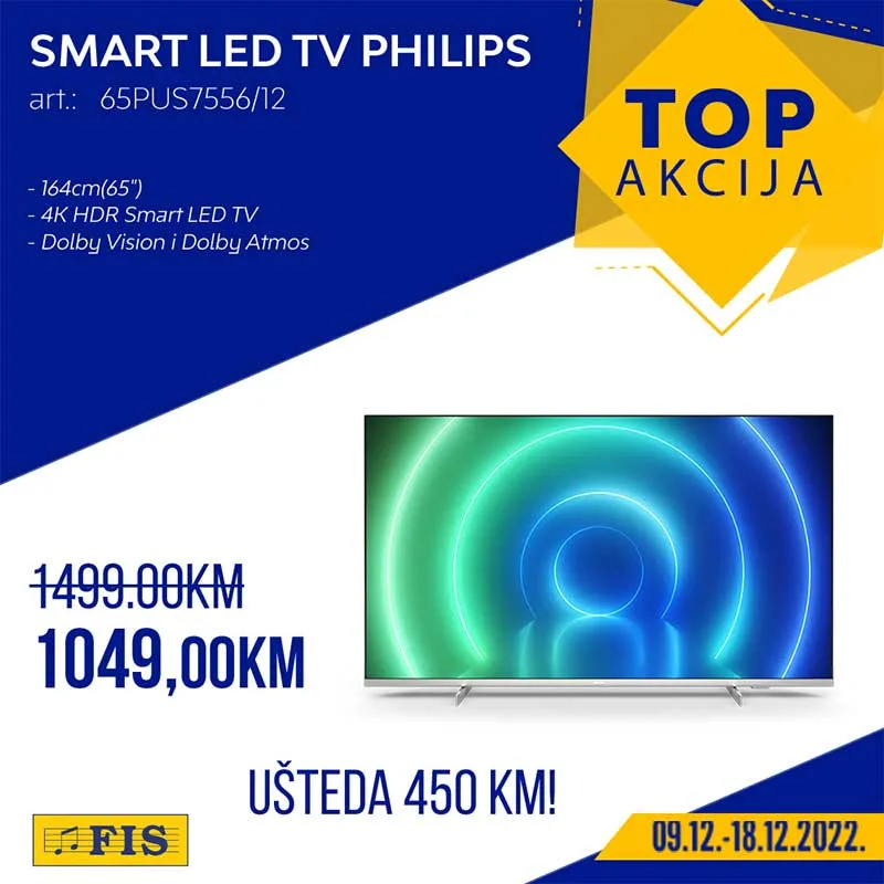 FIS Top akcija traje od 9.12. do 18.12.2022. FIS 14