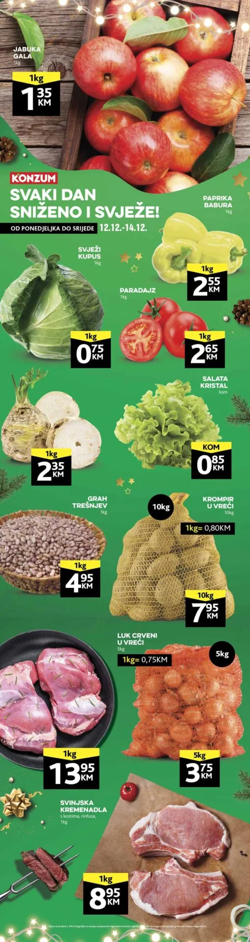 KONZUM akcija traje od 12.12. do 14.12.2022. 01