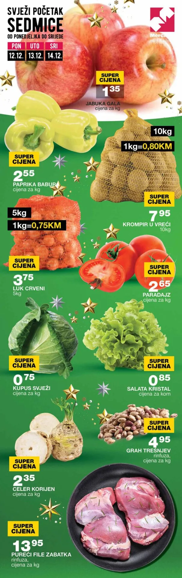 MERCATOR akcija svježe i sniženo traje do 14.12.2022. 02