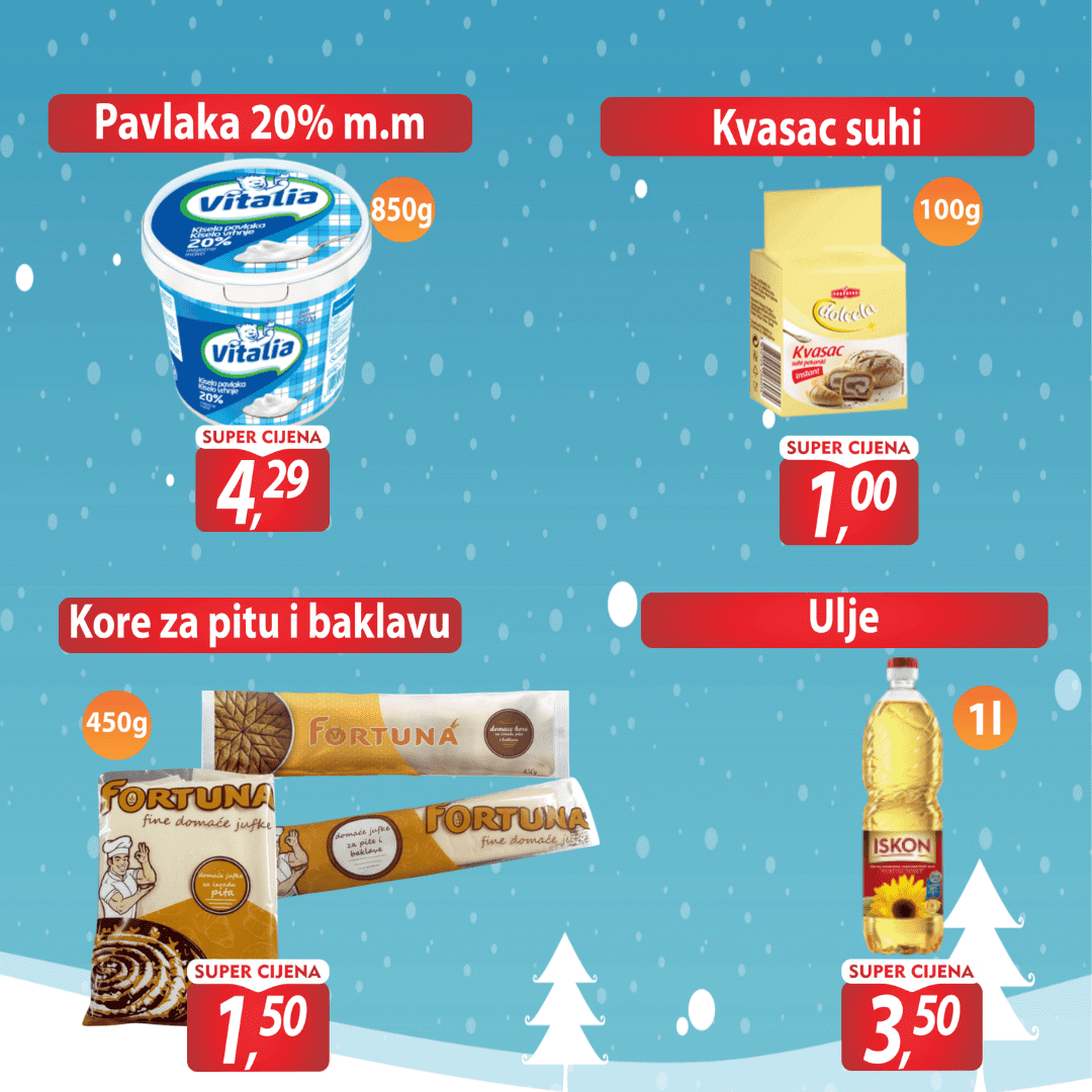 FORTUNA Nikoljdanska akcija DECEMBAR 2022. Akcija traje od 15.12. do 19.12.2022.FORTUNA akcija 03