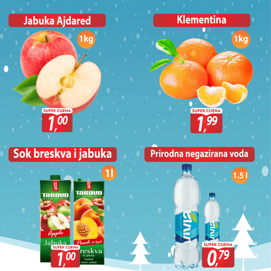 FORTUNA Nikoljdanska akcija DECEMBAR 2022. Akcija traje od 15.12. do 19.12.2022.FORTUNA akcija 09