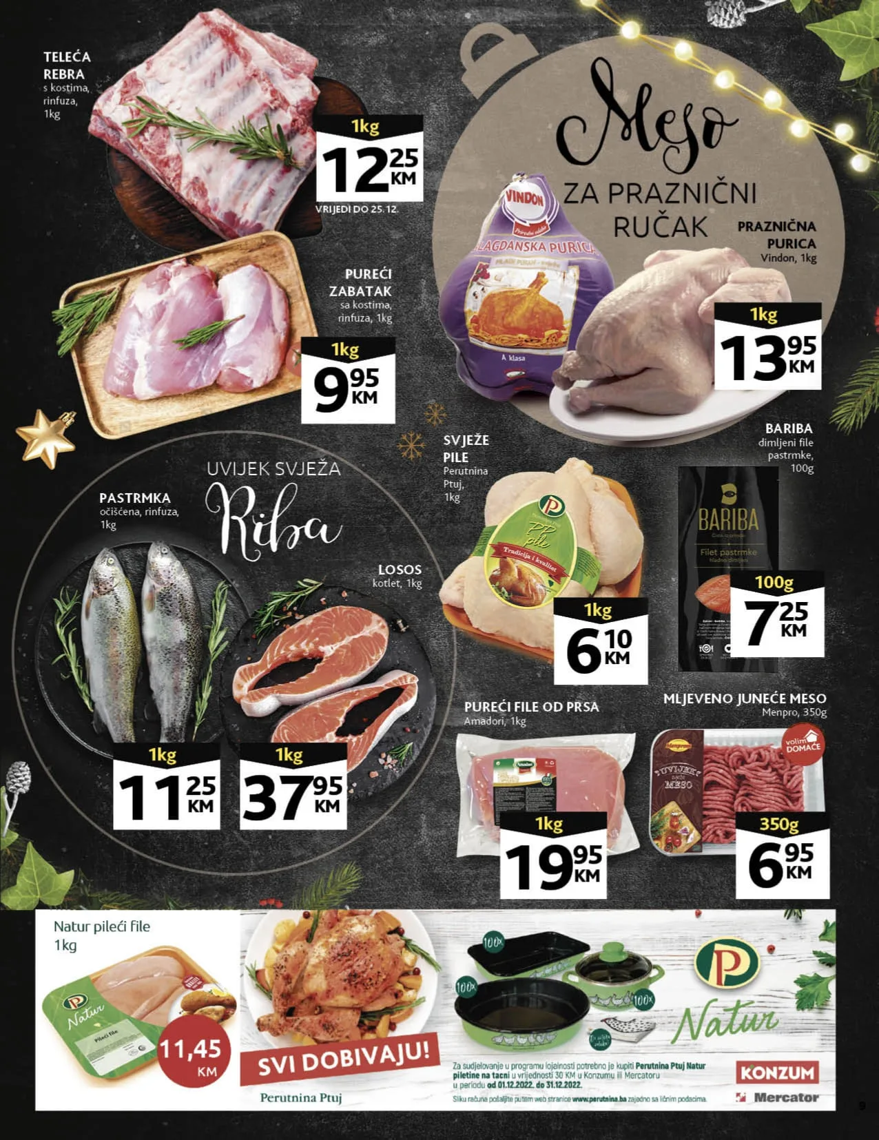 konzum katalog decembar 2022. Nova snizenja traju od 19.12. do 1.1.2023. page 0009