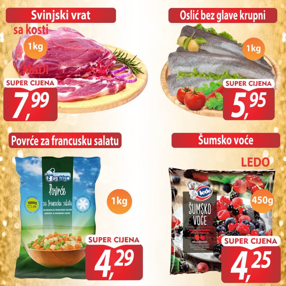 FORTUNA Bozicna akcija JANUAR 2023. Ponuda traje od 3.1. do 7.1.2023.FORTUNA akcija 11