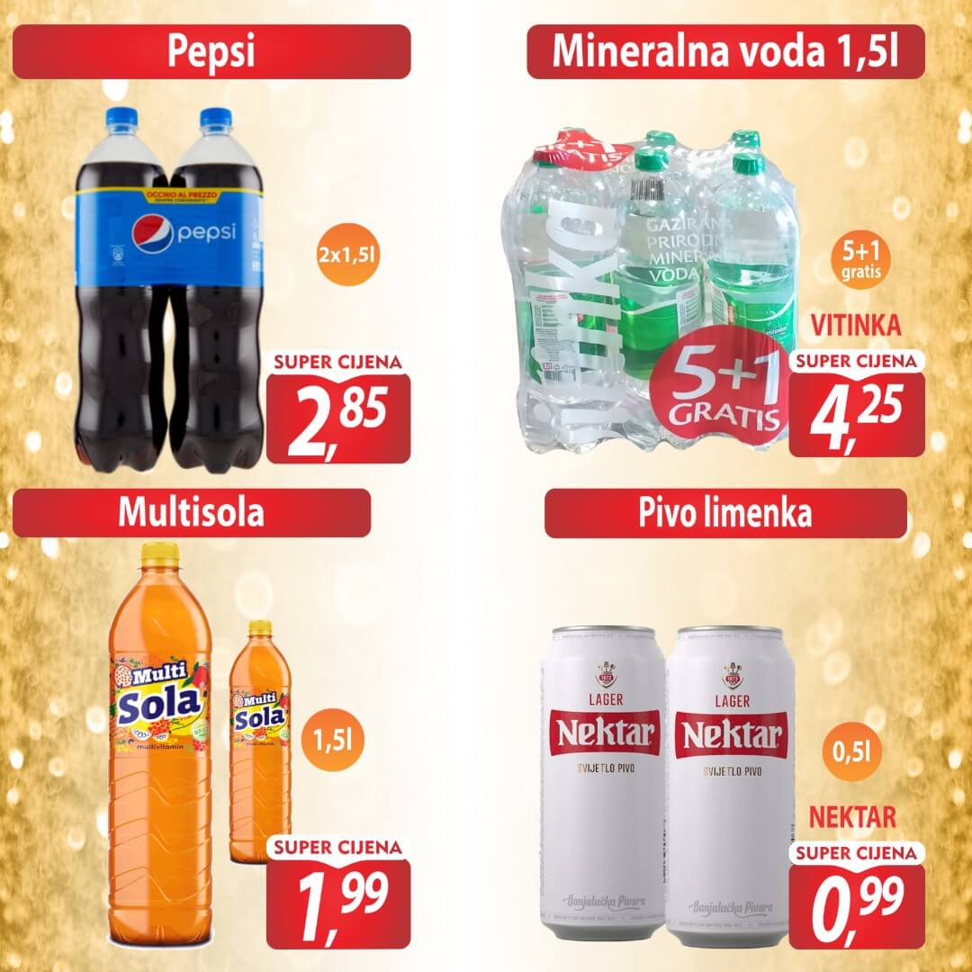 FORTUNA Bozicna akcija JANUAR 2023. Ponuda traje od 3.1. do 7.1.2023.FORTUNA akcija 08