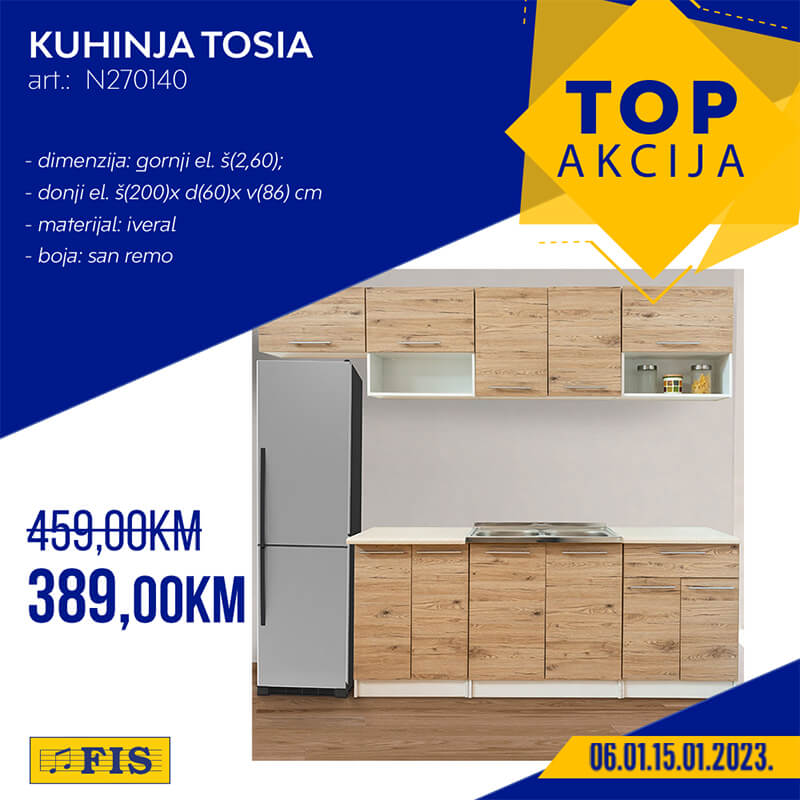 FIS Top akcija JANUAR 2023. Snizenje traje od 6.1. do 15.1.2023. FIS akcija 06