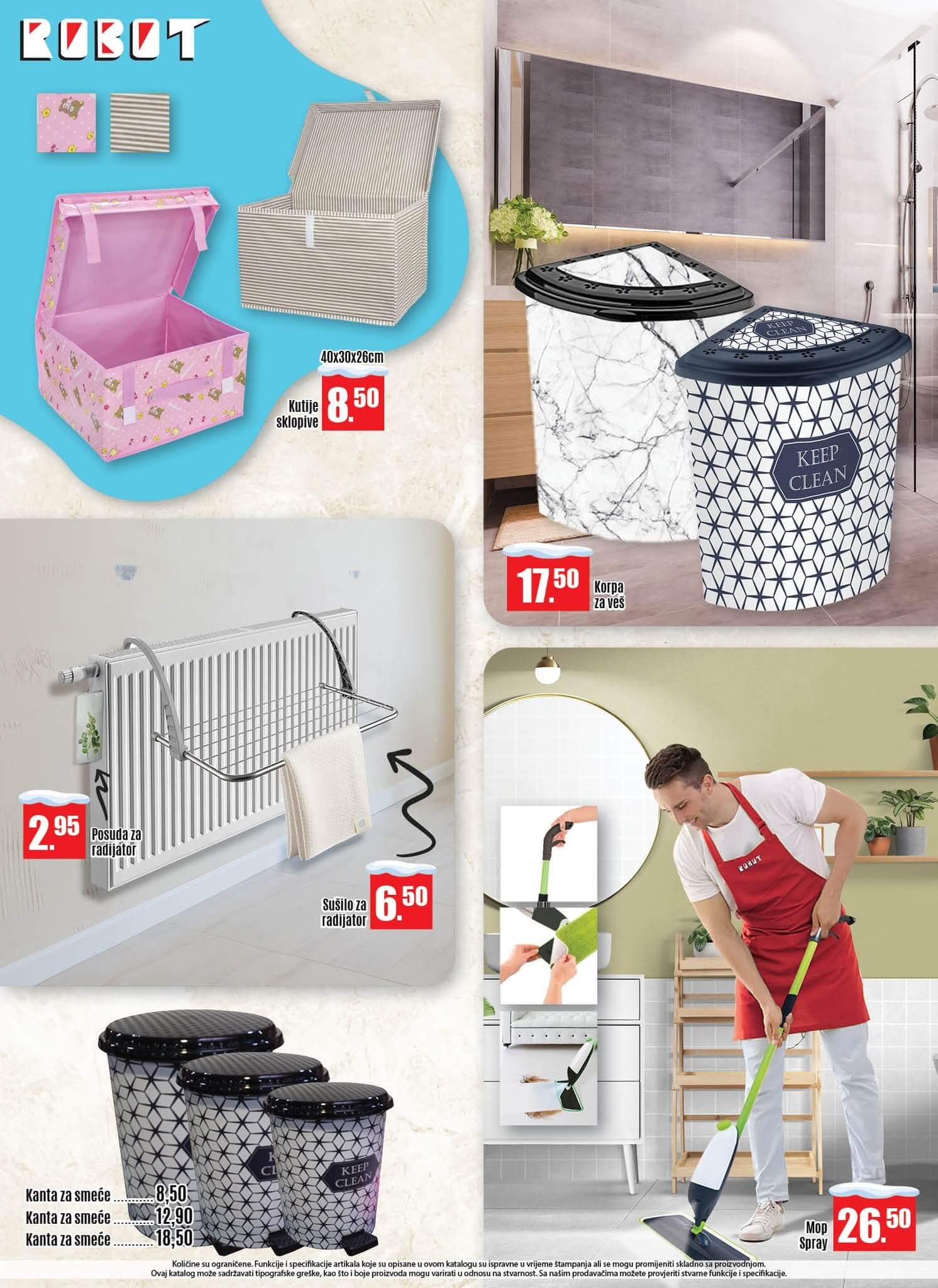 ROBOT akcija JANUAR 2023. Snizenje traje od 6.1. do 15.1.2023. ROBOT katalog 15