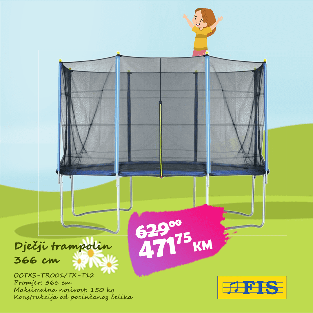 FIS akcija trampoline JANUAR i FEBRUAR 2023. Snizenje traje do 21.2.2023. FIS akcija 02 FIS akcija trampoline JANUAR i FEBRUAR 2023. Snizenje traje do 21.2.2023. FIS akcija 02