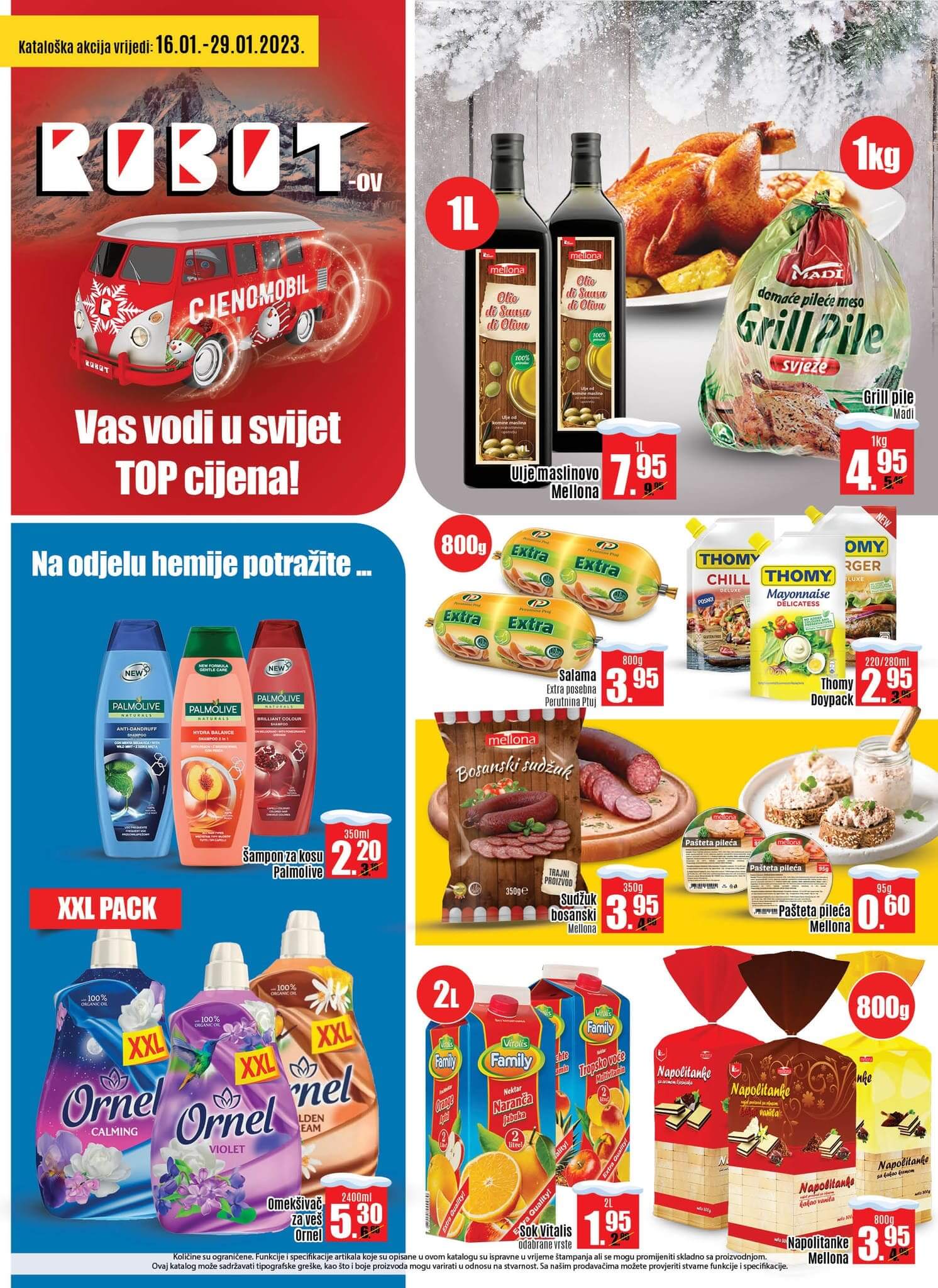 ROBOT katalog JANUAR 2023. Akcija traje od 16.1. do 29.1.2023. ROBOT katalog 01