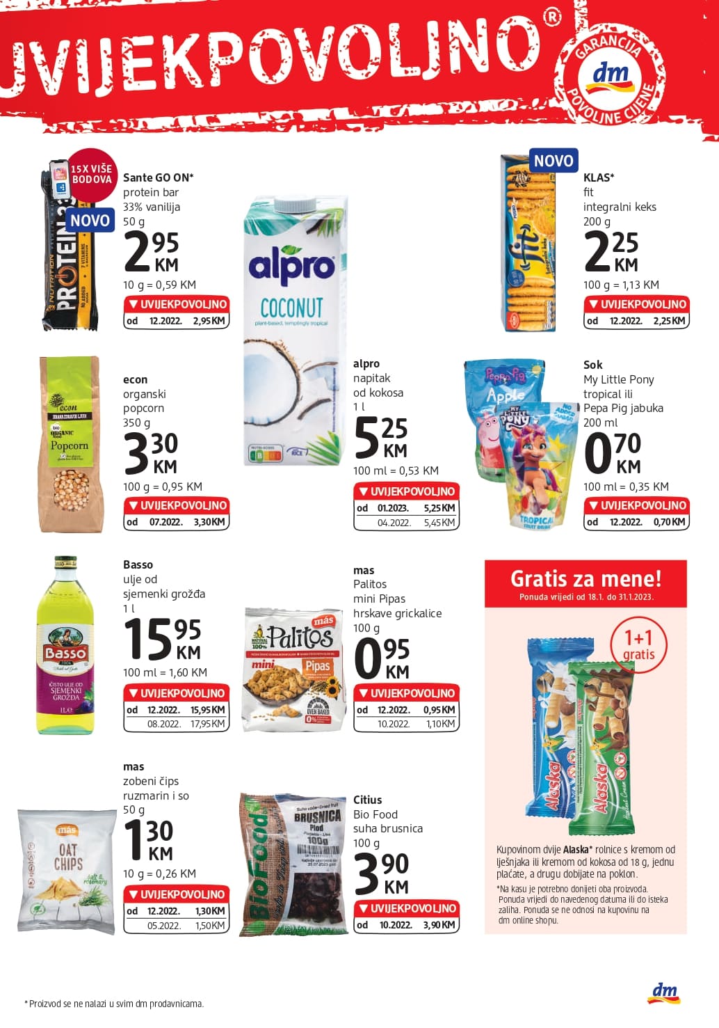 DM katalog JANUAR 2023. Snizenje traje od 18.1. do 31.1.2023. page 0005