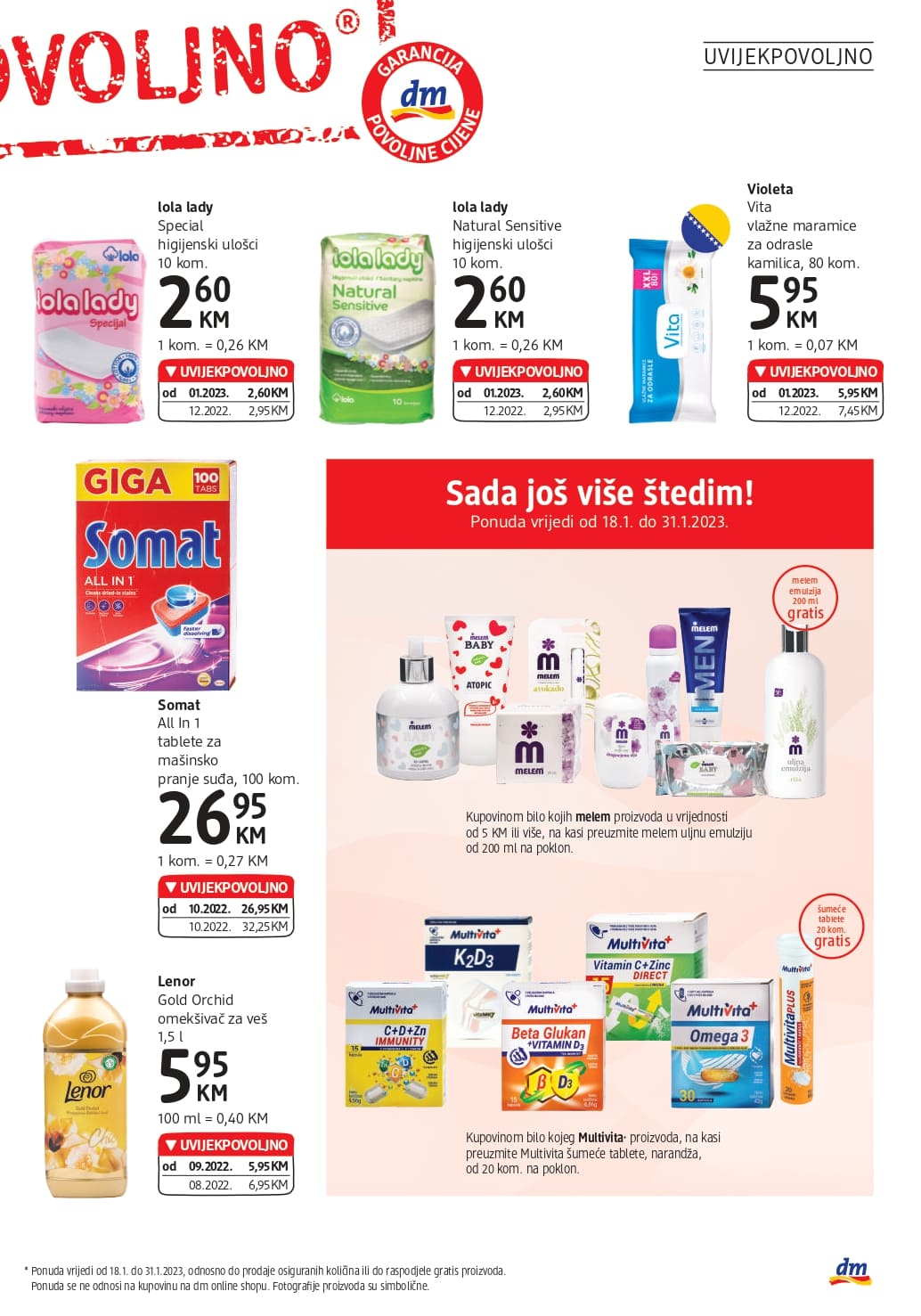 DM katalog JANUAR 2023. Snizenje traje od 18.1. do 31.1.2023. page 0023