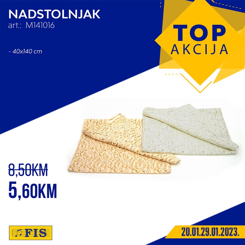 FIS Top akcija JANUAR 2023. Snizenje traje do 29.1.2023. FIS akcija 05