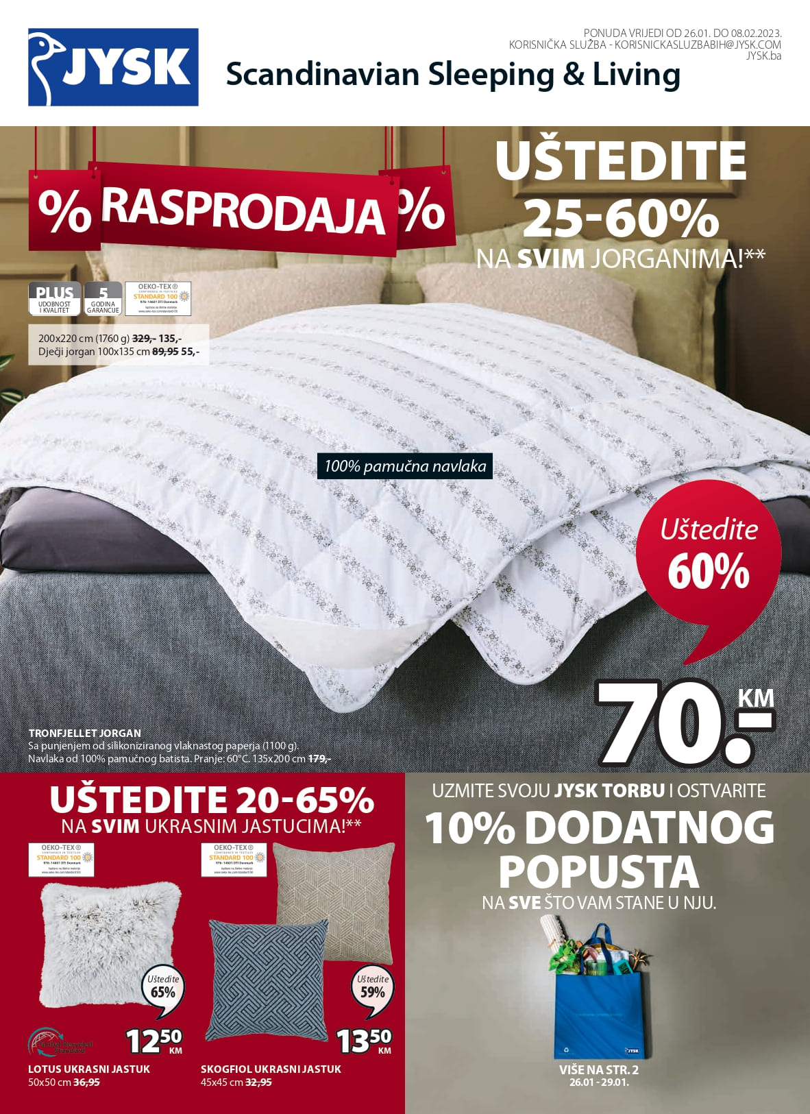 JYSK katalog JANUAR i FEBRUAR 2023. Nova JYSK akcija traje od 26.1. do 8.2.2023. page 0002