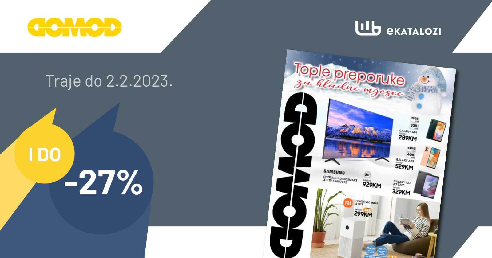 DOMOD akcija JANUAR i FEBRUAR 2023. DOMOD katalog traje do 2.2.2023. 3