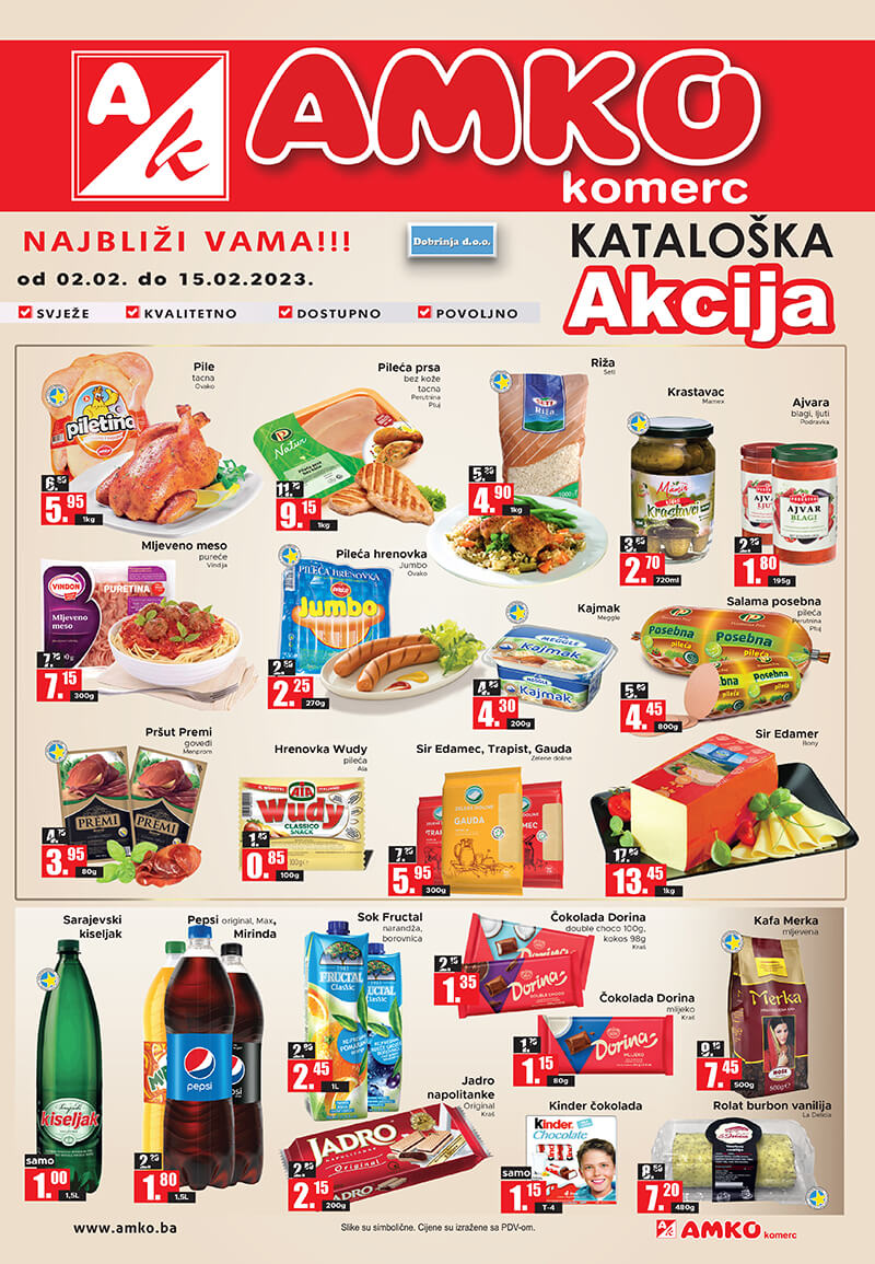 AMKO katalog FEBRUAR 2023. Akcija traje od 2.2. do 15.2.2023. AMKO katalog 01
