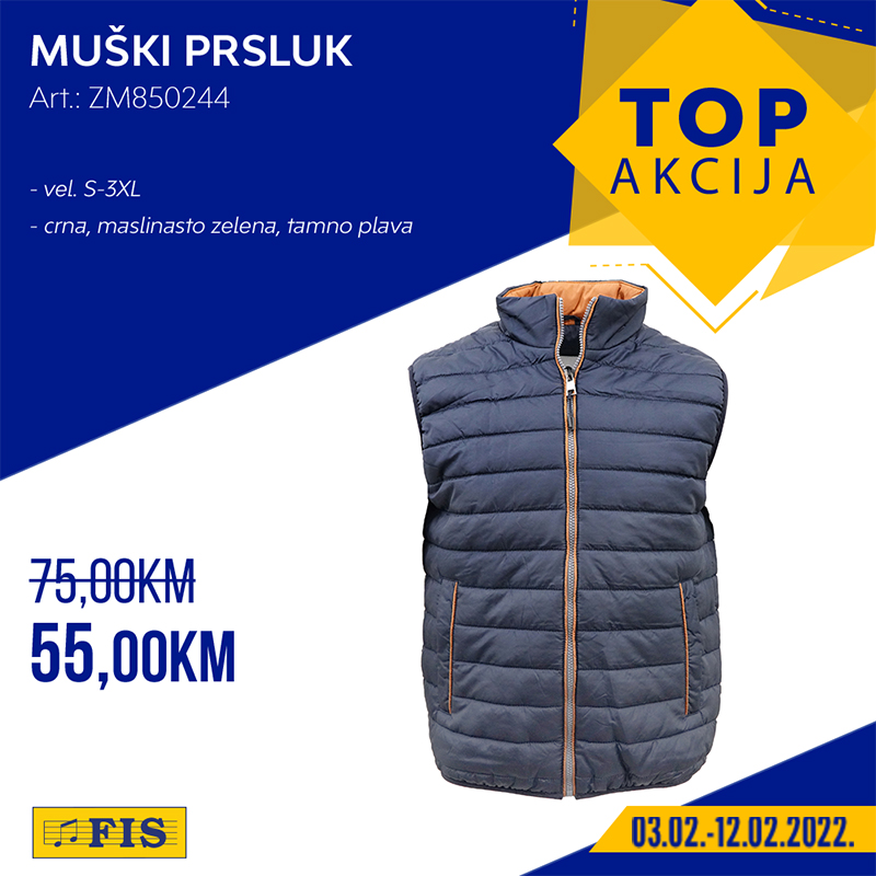 FIS Top akcija februar 2023. Snizenje traje do 12.2.2023. FIS Top akcija 10
