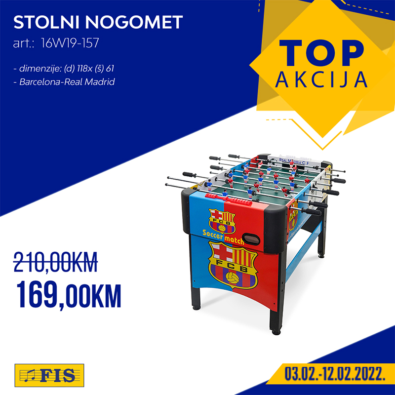 FIS Top akcija februar 2023. Snizenje traje do 12.2.2023. FIS Top akcija 15