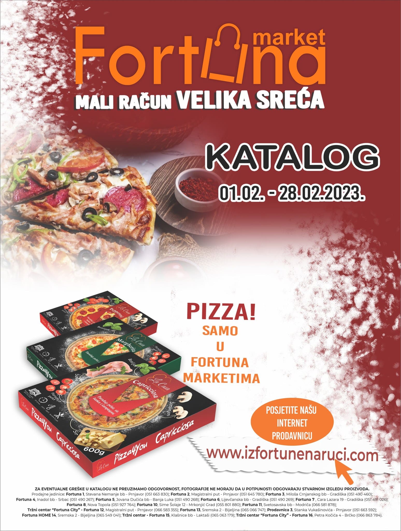 FORTUNA katalog FEBRUAR 2023. Akcija traje do 28.2.2023. FORTUNA katalog 01