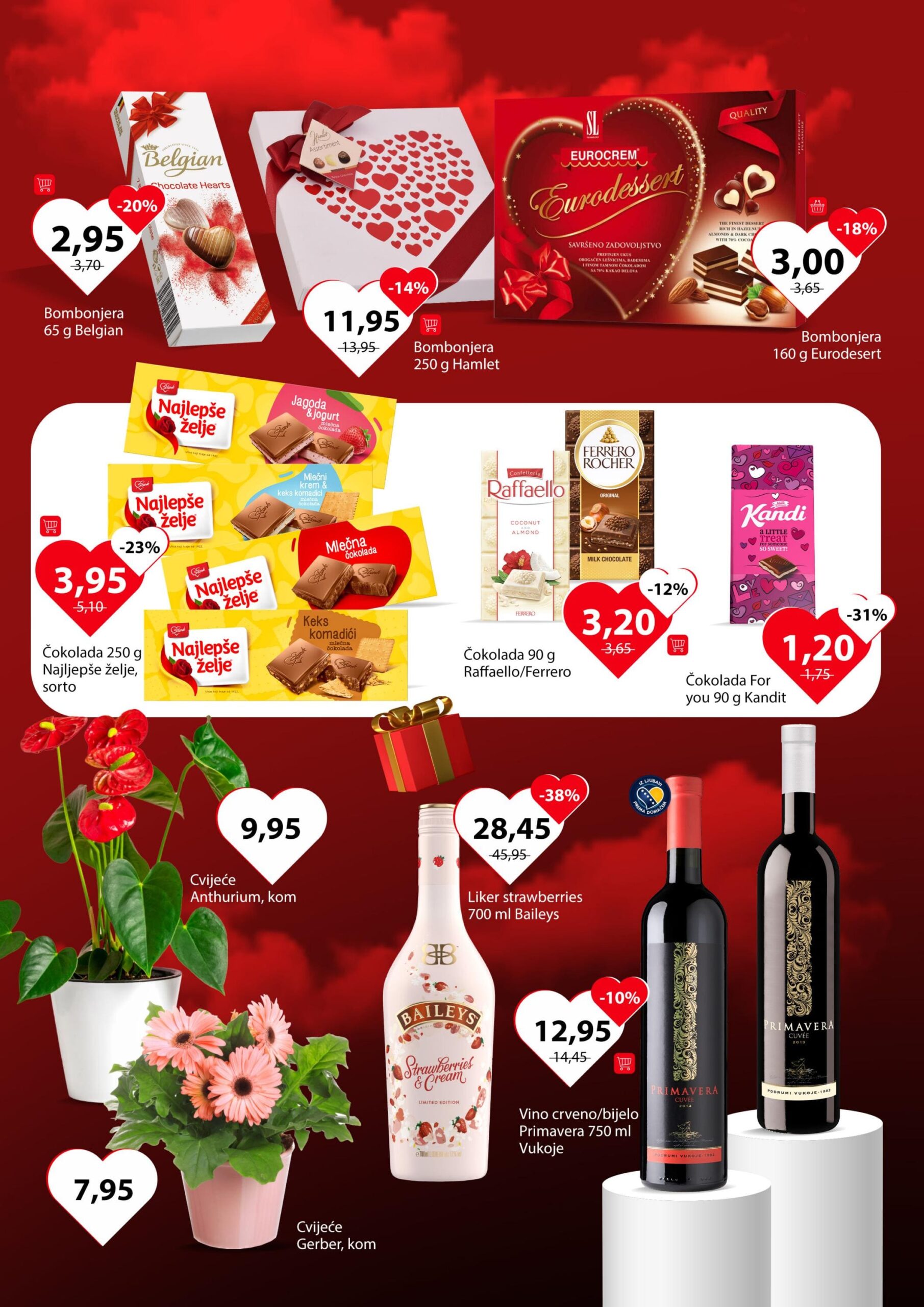 BINGO katalog Valentinovo FEBRUAR 2023. Akcija traje od 8.2. do 14.2.2023. BINGO katalog Valentinovo 02