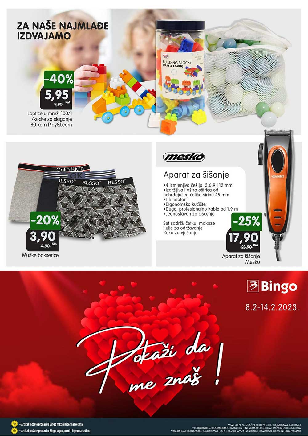 BINGO Vikend akcija FEBRUAR 2023. Snizenje traje od 9.2. do 12.2.2023. page 0010