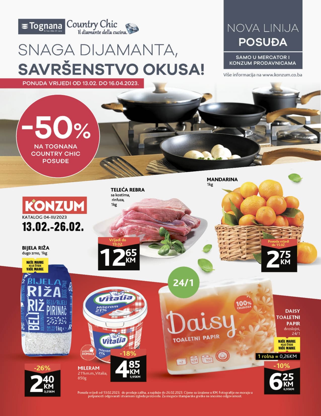 KONZUM akcija FEBRUAR 2023. Snizenje traje od 13.2. do 26.2.2023. page 0001