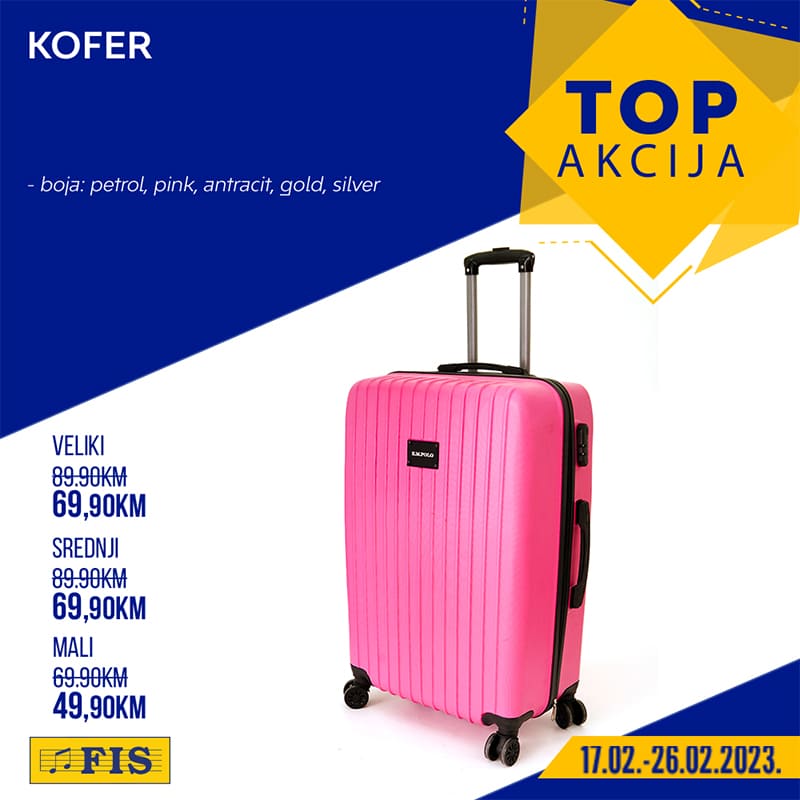 FIS Top akcija februar 2023. Snizenje traje do 26.2.2023. FIS top akcija 16 FIS Top akcija februar 2023. Snizenje traje do 26.2.2023. FIS top akcija 16