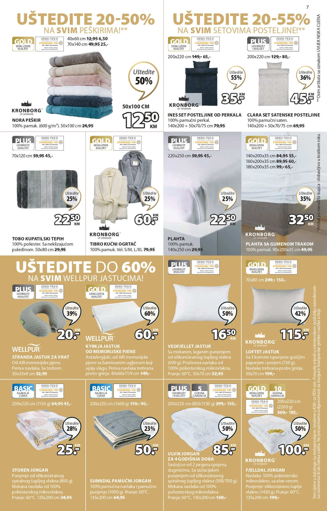 JYSK akcija BiH februar i mart 2023. Snizenje traje od 23.2. do 8.3.2023. page 0008