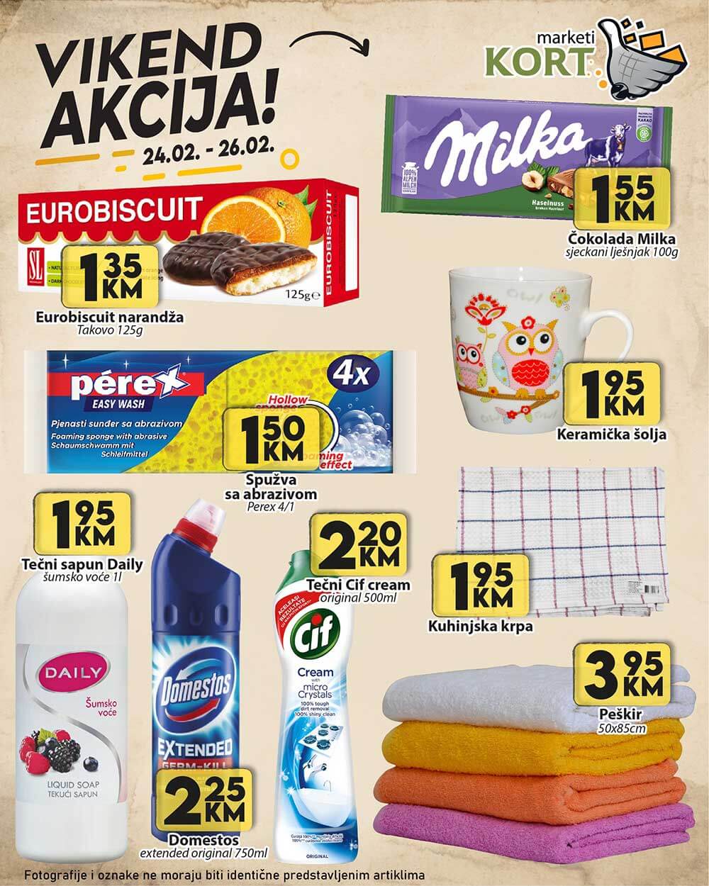 KORT Vikend akcija FEBRUAR 2023. Snizenje traje do 26.2.2023. KORT Vikend akcija 2